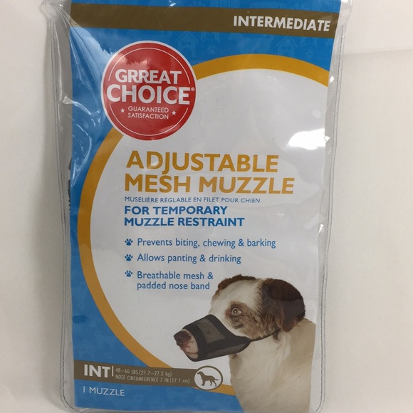 great choice adjustable mesh muzzle
